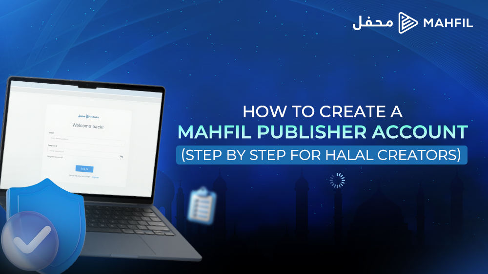 how to create mahfil publisher account properly